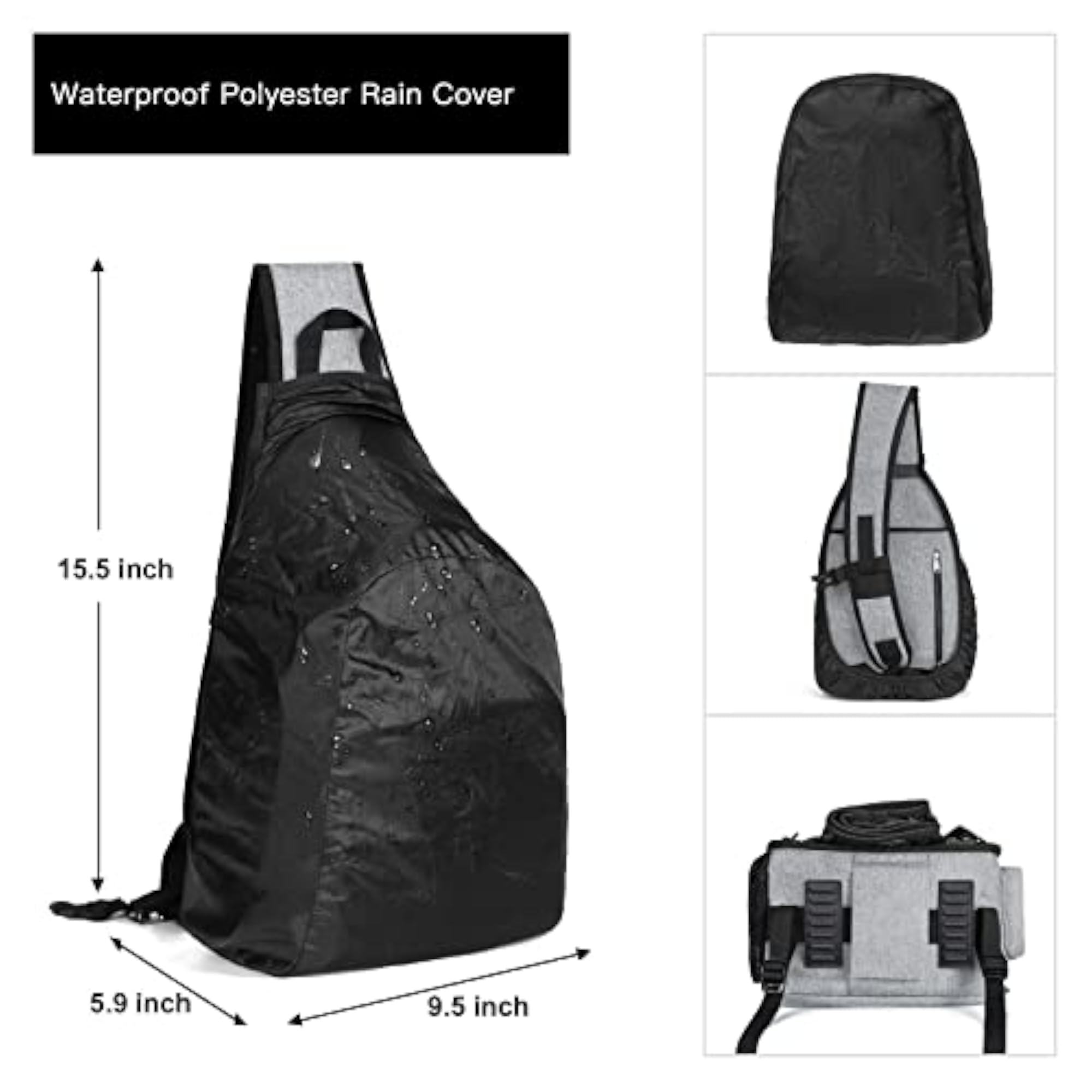 Camera Bag Sling Backpack with Tripod Holder